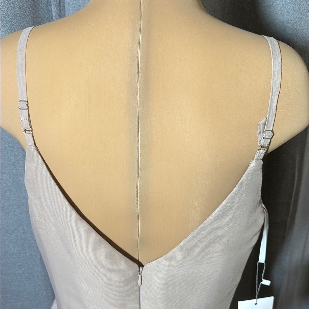 B X Z Elegant Cream Evening Gown - Picture 9 of 11